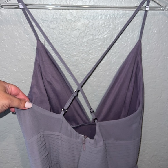 Lulus Floor Length Mauve Bridesmaid Dress - Picture 6 of 7